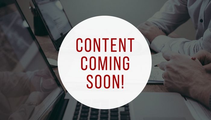 content coming soon